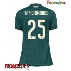 Real Madrid Yan Diomande #25 Seconda Maglia Femmina 2026-27 Manica Corta Real Madrid Yan Diomande #25 Seconda Maglia Femmina 2026-27 Manica Corta